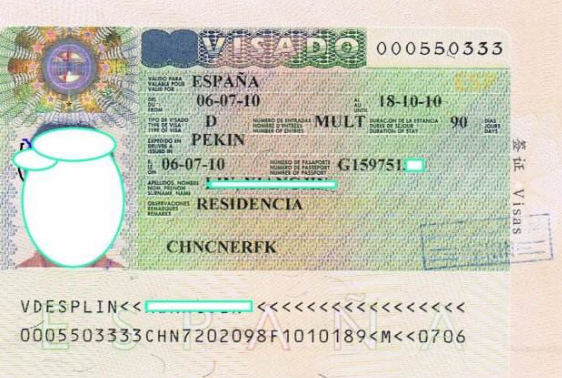 西班牙签证照片(1)